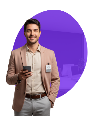 Emprestimo Trabalhador CLT masculino sorrindo